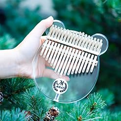 BIENKA Kalimba 17 Touches Pouce Piano Acrylique Ours Forme Doigt Piano Instrument de Musique Portable Cadeaux avec… - Les Beatles, Paul McCartney, John Lennon, RIngo Starr, George Harrison BIENKA Kalimba 17 Touches Pouce Piano Acrylique Ours Forme Doigt Piano Instrument de Musique Portable Cadeaux avec… – Image 6