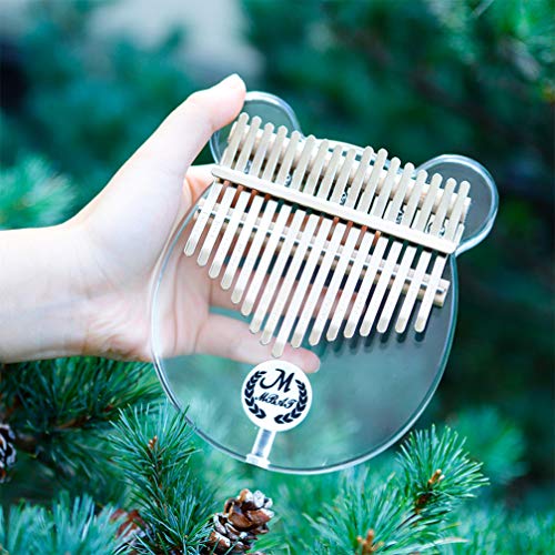 BIENKA Kalimba 17 Touches Pouce Piano Acrylique Ours Forme Doigt Piano Instrument de Musique Portable Cadeaux avec… - Les Beatles, Paul McCartney, John Lennon, RIngo Starr, George Harrison BIENKA Kalimba 17 Touches Pouce Piano Acrylique Ours Forme Doigt Piano Instrument de Musique Portable Cadeaux avec… – Image 7