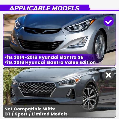 XGWZ Headlight Compatible with 2014-2016 Hyundai Elantra, Passenger Side by XGWZ - Used condition - Image 2