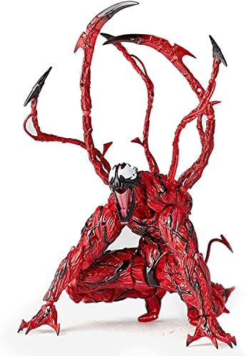 XIANXUN 7-inch Venom Carnage Action Figure Venom let There be Carnage Toys Collectible Suit (Venom Red)