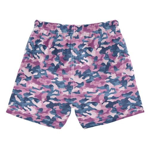 JUNZAN Camouflage Denim Blue Boys Swim Trunks Toddler Swimming Trunks for Boy Beach Swim Shorts2