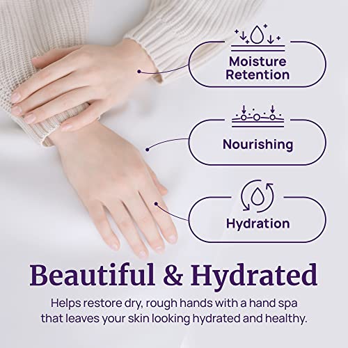 Todayaday Smart Sensing Hand Spa 5 Pairs | Hand Moisturizer Gloves For Hand Conditioning | Hand Masks For Dry Cracked Hands | Moisturizing Gloves For Dry Hands | Hydrating Gloves For Hand Care #TOP4