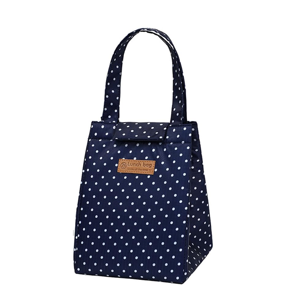 Lunch Bag Box for Women Men Reusable Insulated Lunch Tote Small Leakproof Cute Print Lunch Cooler Bag for Work Picnic Camping