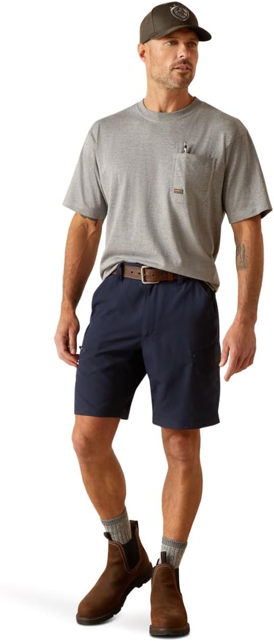 Ariat Men's Rebar WorkFlow Ultralight 9" DuraStretch Shorts