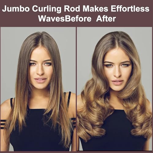YUJHON Velvet Overnight Blowout Rods,Overnight Heatless Hair Curler to Sleep in, Soft Rollers with Scarf for Volume and Blowout Look
