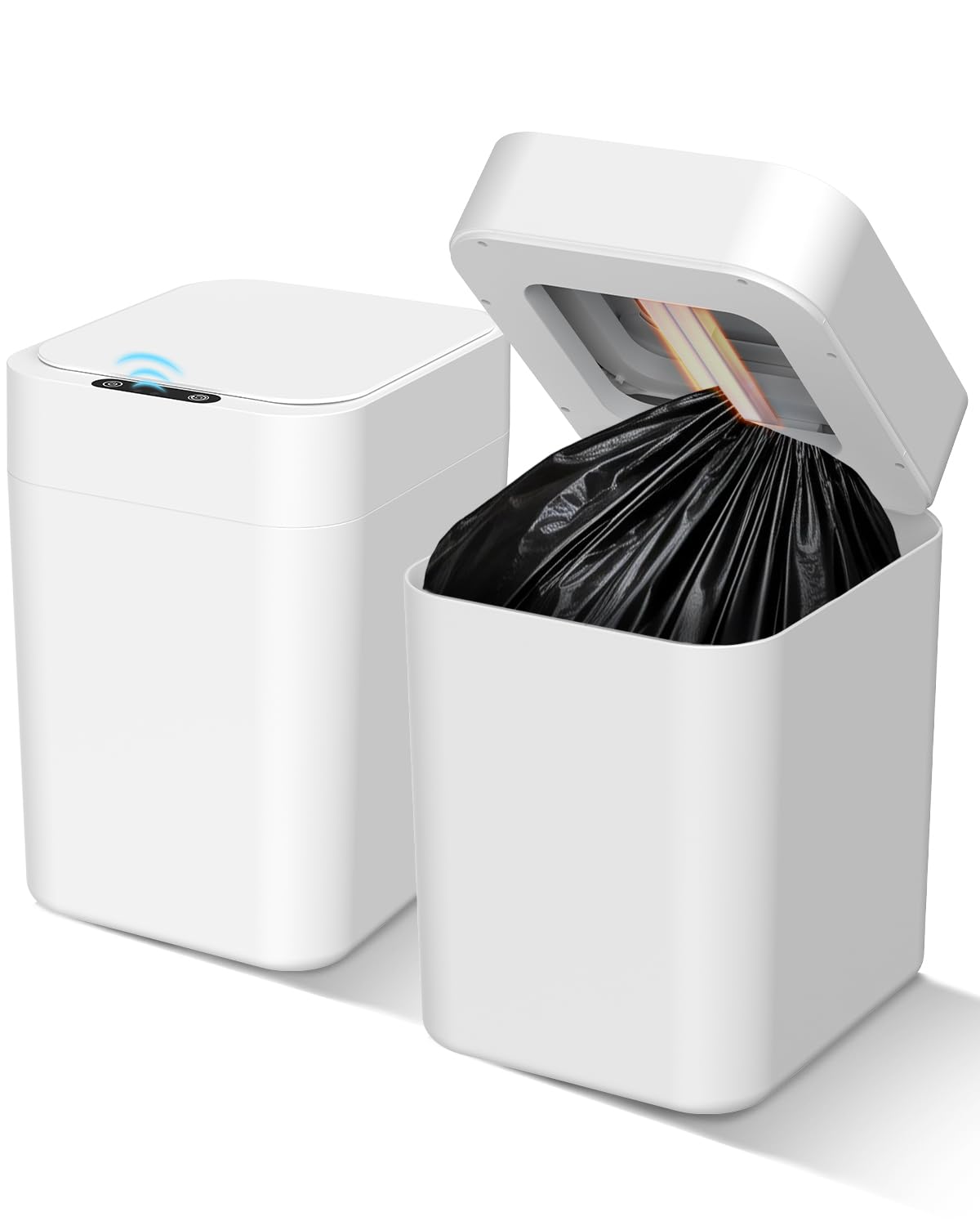 Photo 1 of WITBOX V1 Self-Sealing & Self-Changing Automatic Trash Can, 5.3 Gallon (20L) Smart Trash Can Motion Sensor, Touchless Garbage Can with Lid for Kitchen, Bathroom, Bedroom, Office, Odor-Sealing Design
