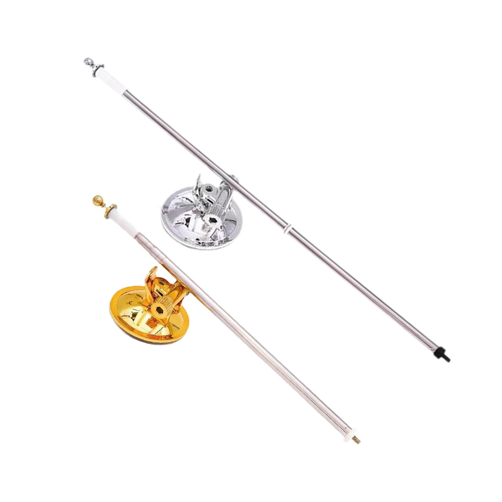 bnf® Strong Suction Cup Flag Pole Holder Side Flag Pole Mount for SUV Trailer Golden