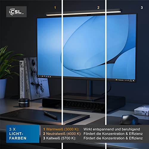 LED Schreibtischlampe CSL Computer Monitorlampe
