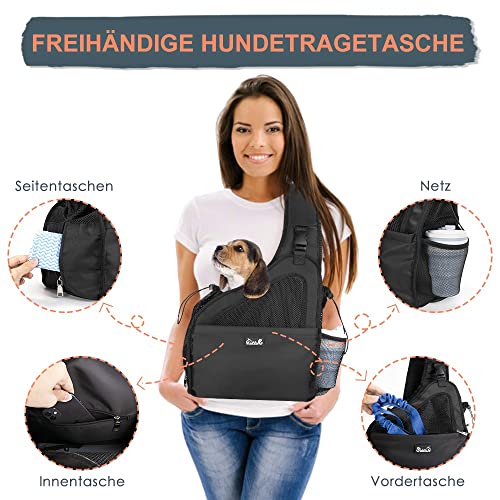 Hundetragetuch für Haustiere Verstellbare Tragetasche für Hunde bis 3,5 kg