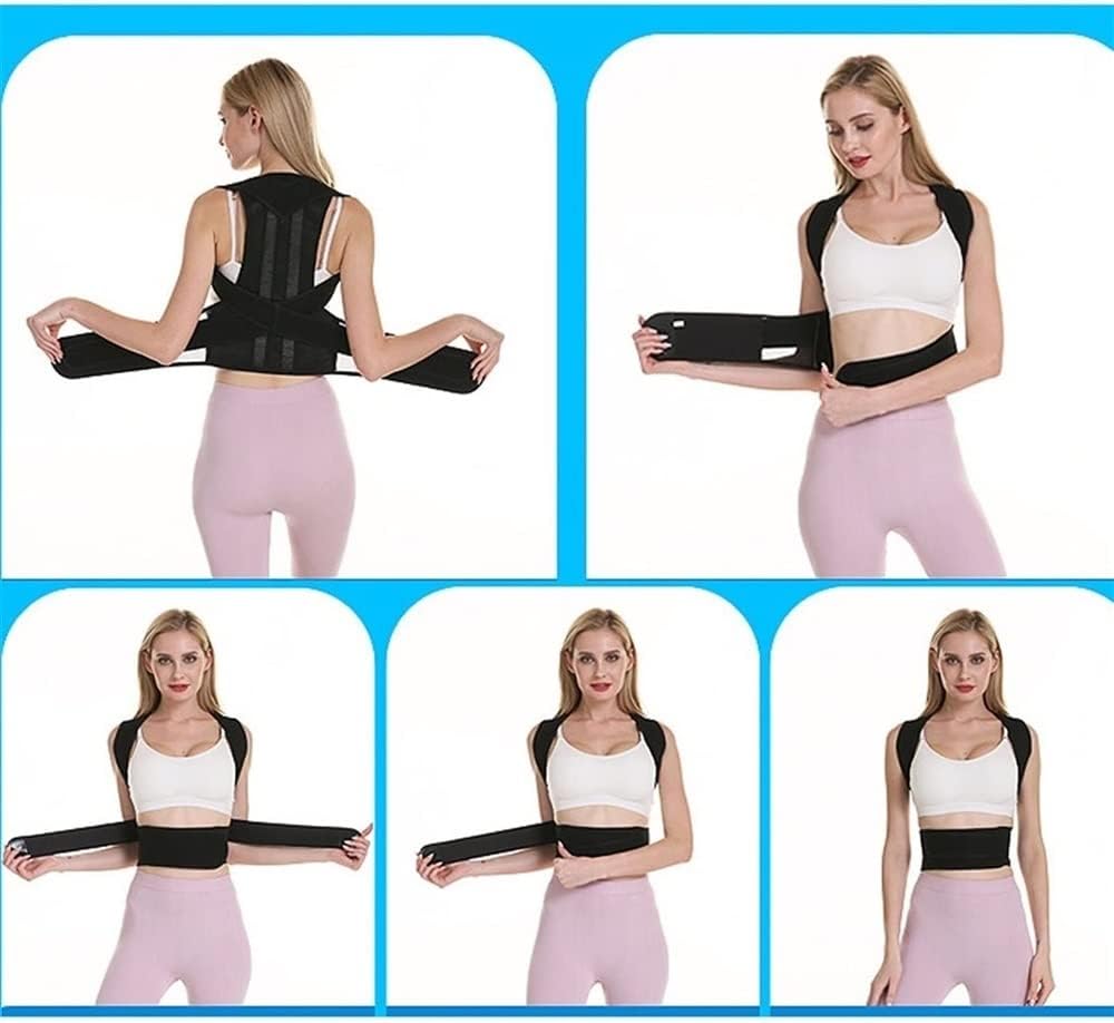 Plus Size Waist Back Posture Corrector Prevent Scoliosis Improve Hunchback XS-5XL Back Brace Men Women Shoulder Neck Clavicle Support Back Straightener Adjustable And Breathable(5X-Large)