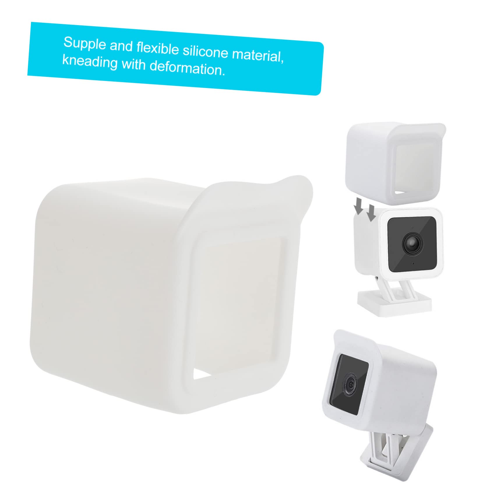 HOMSFOU Custodia Della Fotocamera Per Computer Custodia Protettiva Per Fotocamera Accessori Televisivi Copertura Del Faretto Custodia Della Batteria Pro 4 Black Gel Di Silice