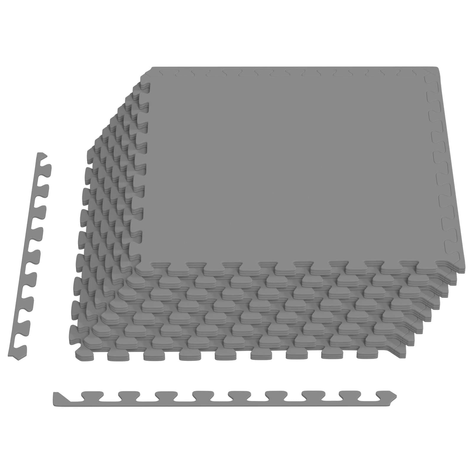 Tapis de Sol de Piscine 24 pc Gris 8,64 m² Mousse EVA,Bâches de piscines & Tapis de Sol,3433292