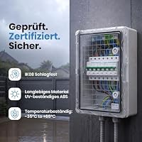 BOXEXPERT Fleet Verteilerkasten 400x300x170 lichtgrau mit transparente Tür – Ansicht 5