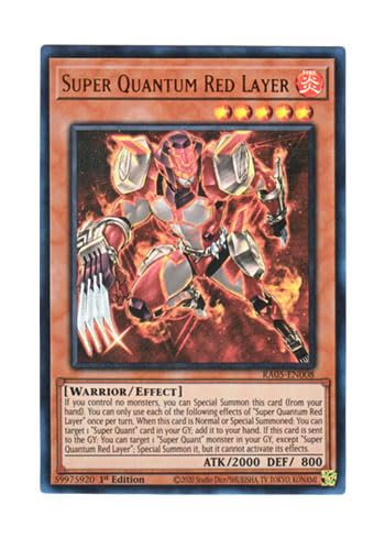 �p��� RA05-EN008 Super Quantum Red Layer ���ʎm���b�h���C���[ (�E���g�����A) 1st Edition