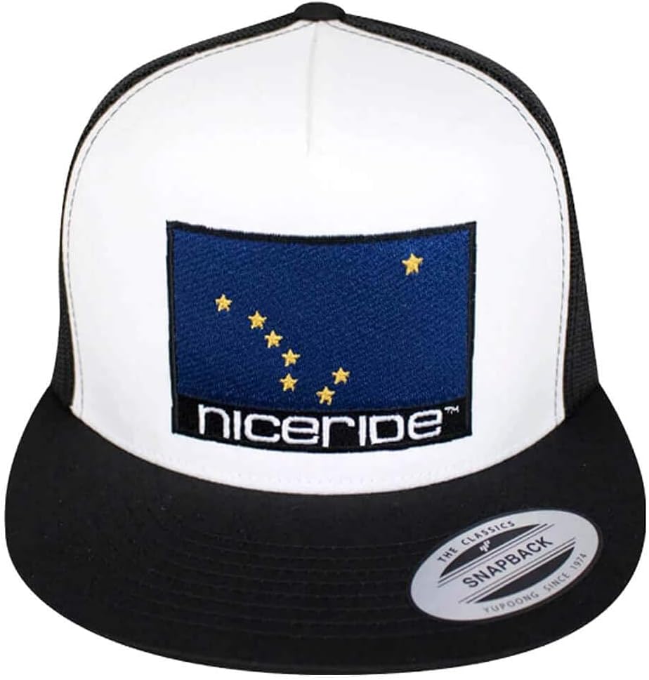 Alaska Classic Snapback New Mexico Flag 6006 Trucker Baseball Hat