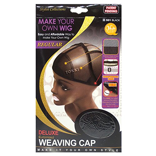 Qfitt Make Your Own Wig Deluxe Weaving Cap #501 Black