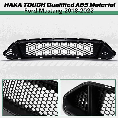 HAKA TOUGH Upper Grilles for Ford Mustang 2018-2023, Front Bumper Grill for Mustang Accessories GT Style Black Upper Hood Grille by HAKA TOUGH - Used condition - Image 5