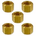 1/4" Brass Compression Tube Nut Fittings | 361-04 (5-PACK) gallery image