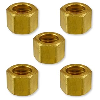 1/4" Brass Compression Tube Nut Fittings | 361-04 (5-PACK)