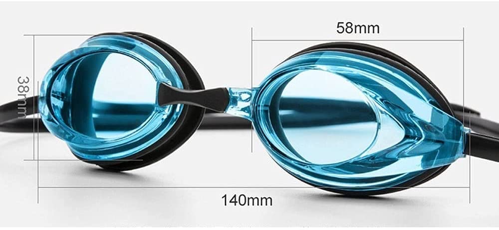 Occhialini da Nuoto, Occhialini da Nuoto Antiperdite e Antiappannamento con Cinturino Regolabile Rapido, Occhialini da Nuoto per Uomo, Donna