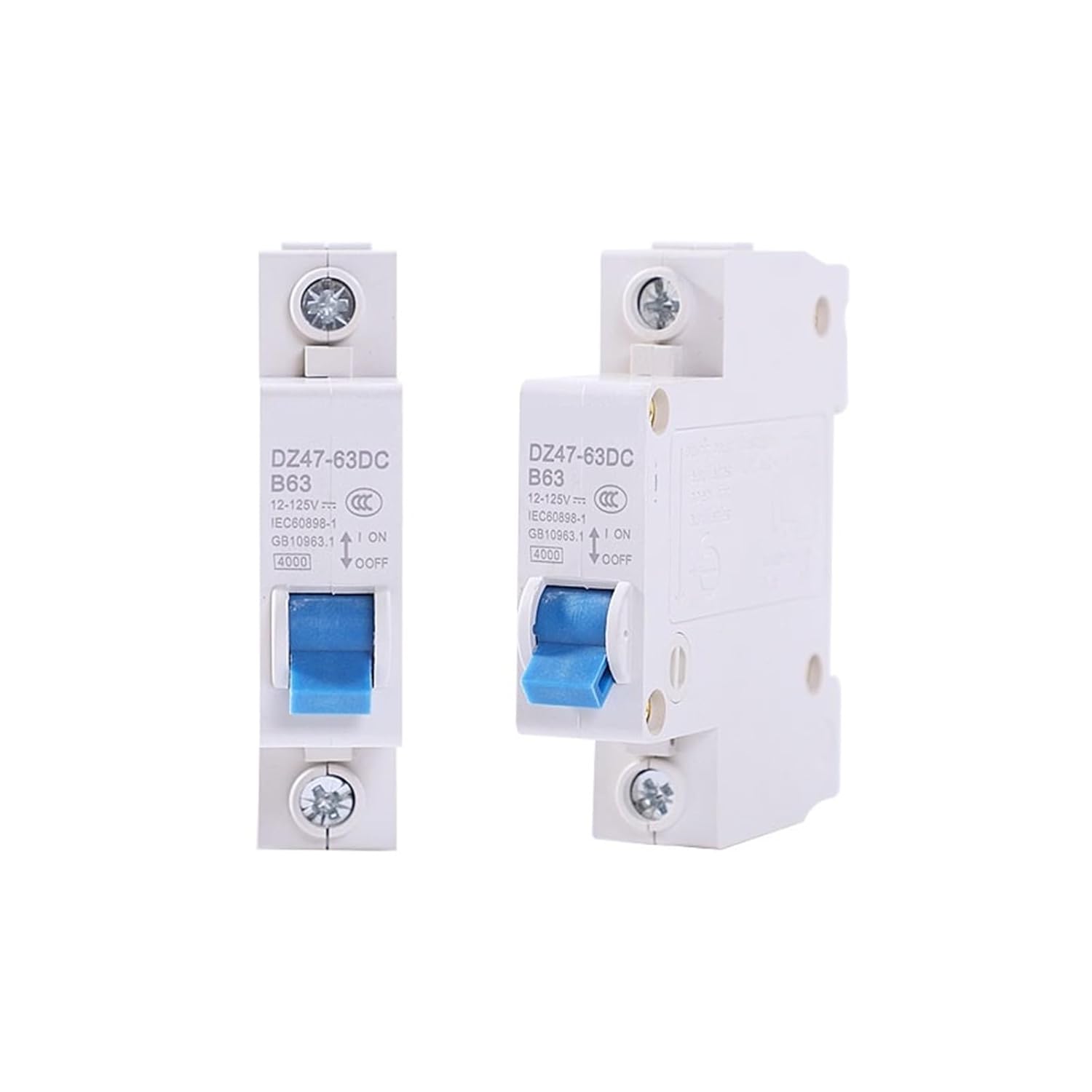 1P Circuit Breaker 3A-125A DC Electric Car Battery PV Protection Switch 12v-125V Circuit Protector(125A)