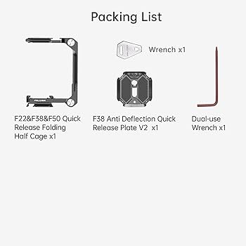 Amazon.co.jp: FALCAM F22 F38 F50 クイックリリース折りたたみ