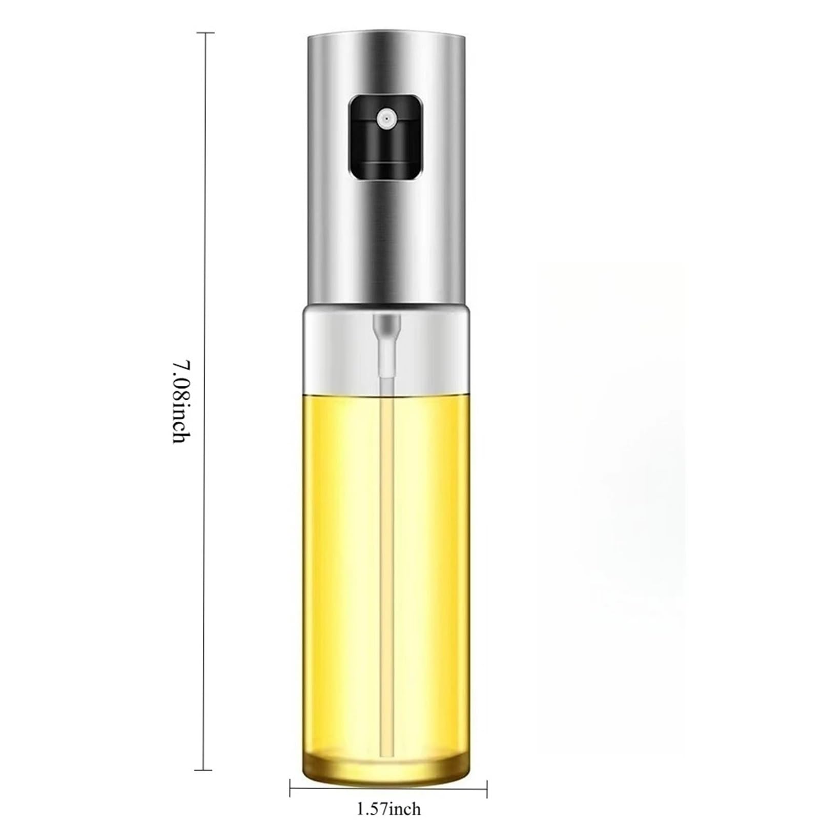 Spruzzino Olio, 2 Pezzi Di Spruzzatore Olio In Vetro Per Cucinare Spray Mister Per Insalata, Barbecue, Cucina, Cottura, Strumenti Per Bottiglie Aceto Vuote,per Friggitrice ad aria,Insalata