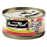 Fussie Cat Premium Tuna In Aspic Grain-Free Wet Cat Food 2.82oz, case of 24