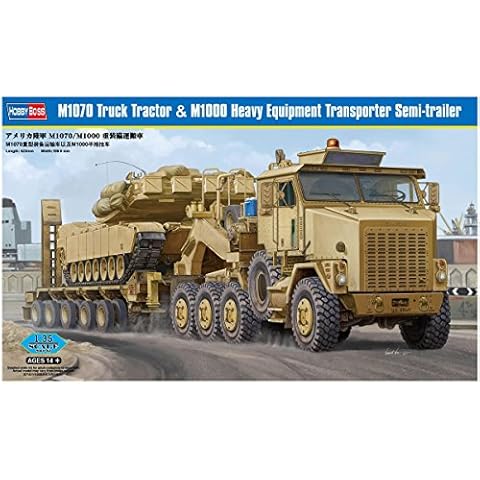 Hobbyboss 1:35 Scale M1070/M1000 HETS Assembly Authentic Kit,Gold Cover