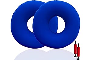 2 Pack Inflatable Donut Cushion Seat for Tailbone Pain