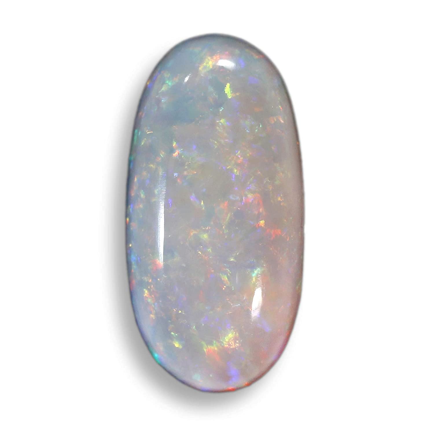 6.25 Ratti Ratti Opal Stone Certified Natural Fire AA++ Quality Oval White Ethopian Opal Loose Gemstone for Men and Women by Lab - Certified-image-27