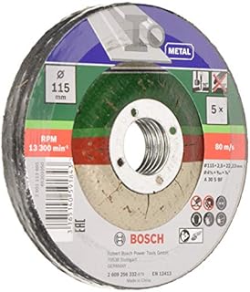 Bosch Accessories SET TARCZ KORUNDOWYCH 5 SZT METAL 115MM