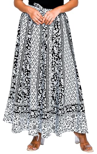 Image of Premium Cotton Skirt for Women with Pocket, Free Size