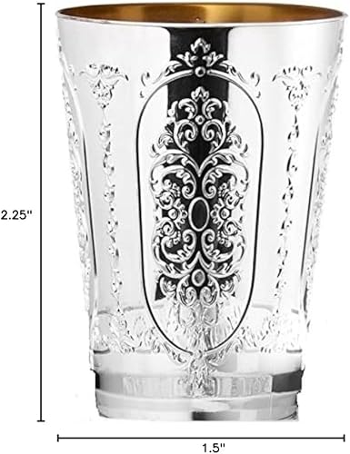 Vista 11 de Decor Kidush/Kiddish Cup - Taza de vino de calidad premium, ideal para Pascua y todas las fiestas judías, vasos de plástico desechables, 500 Vino
