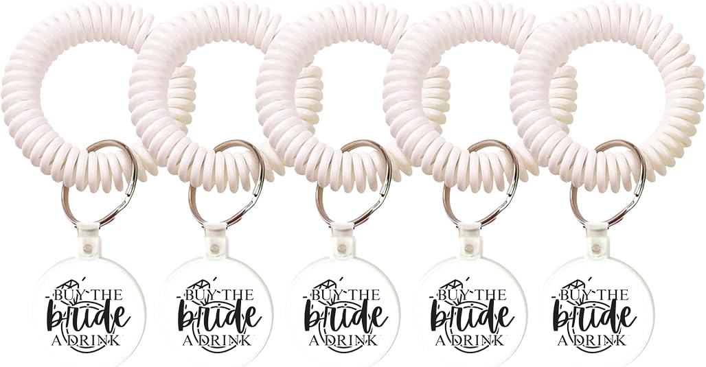 Sharewear Buy the Bride a Drink QR Code Bracelet, Bachelorette Party Favors, Venmo Bracelet, NFC and QR, Custom Profiles, Tap to Share, Honeymoon Fund