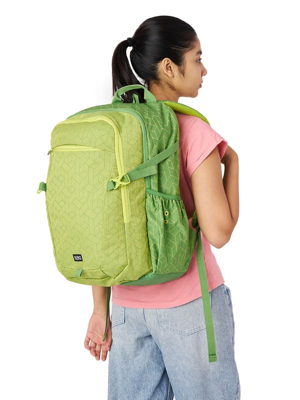 Image of Wiki Stylish Unisex Backpack | Tribe 1 Durable & Lightweight backpack for Men & Women | Backpack for Office, Gym, Travel (31.5 Litre, Green)