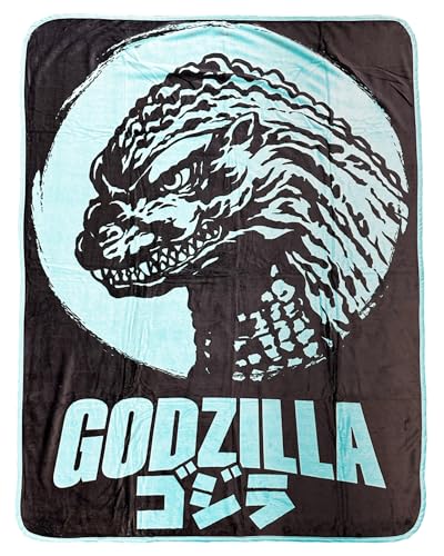 Surreal Entertainment Godzilla Blanket King of the Monsters All-Over Design Plush Fleece Throw 46 x 60