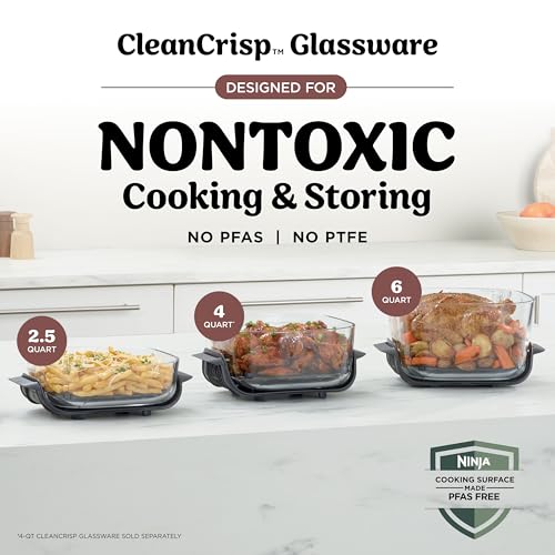 Ninja Crispi Pro Glass Air Fryer, 6-in-1, Amber, AS101OR - image 9