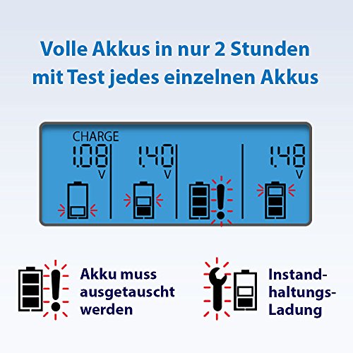 Panasonic Eneloop Chargeur de Piles Pro BQCC65 4X AA/AAA Noir