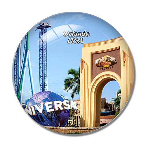 USA America Universal Studios Florida Orlando 3D Fridge Refrigerator Magnet Whiteboard Magnet Souvenir Crystal Glass USA America Universal Studios Florida Orlando 3D Fridge Refrigerator Magnet Whiteboard Magnet Souvenir Crystal Glass