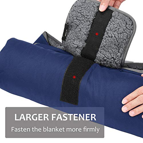 Image of Tirrinia Large Waterproof Outdoor Blanket, Soft Warm Windproof Stadium Blanket with Sherpa Fleece and Foldable for Outdoor Sport, Baseball, Football, Beach, Concerts, Car