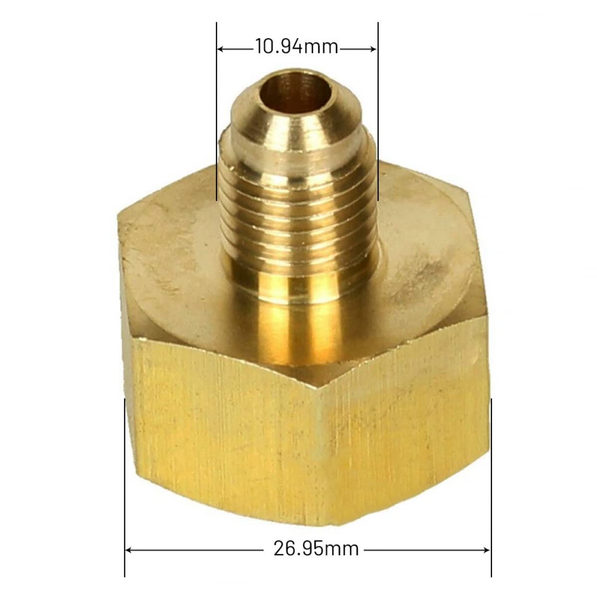 Adattatore per condizionatore auto R134A 5/8" a 1/4" SAE