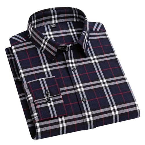 Camisa informal de negocios de algodón premium con acabados limpios de otoño 1