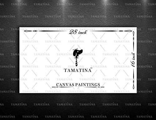 Image of Tamatina Religious Art Canvas Paintings | Sanaa | Islamic Art | Paintings for Home decor|Size - 28X16 Inches.j137