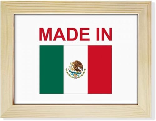 DIYthinker Made in Mexico Country Love Desktop Photo Frame Picture Art Decoration Painting 6x8 inch