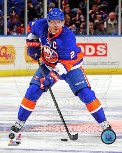 NHL Mark Streit New York Islanders 2013 Action Photo #2 8x10