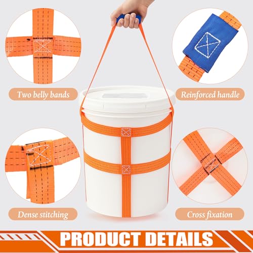 Sangle sangle de seau de 18 litres robuste capacité 90.7 kg - 4