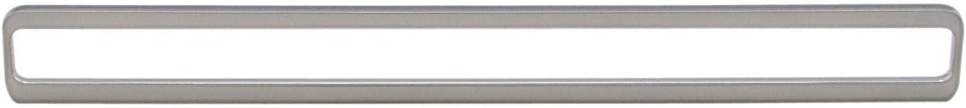 Richelieu Hardware 685160180 3 3/4-inch (96 mm) to 6 5/16-inch (160 mm) Center-to-Center Polished Nickel Modern Rectangular Cabinet and Drawer Pull Handle for Kitchen, Bathroom, and Furniture