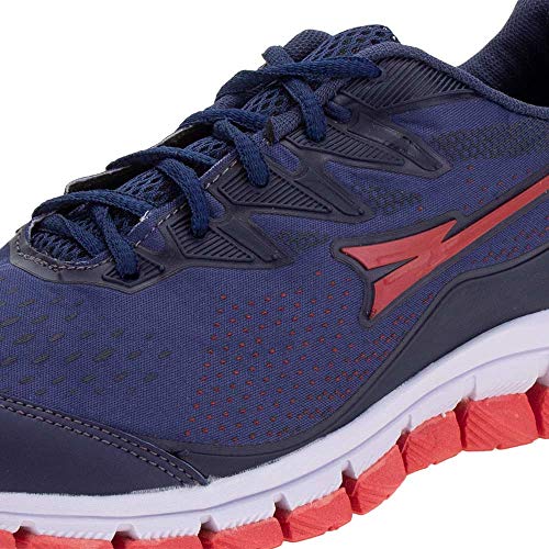 TÊNIS MASCULINO RAYON - R1370 - AZUL/VERMELHO - 39
