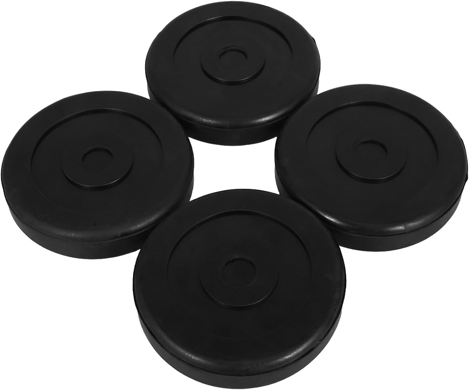 4pcs Round Rubber Arm Pads Universal Car Lift Rubber Pads for Vehicle and Truck Lifting with Paint Protection and Anti-Slip Features Suitable for Professional Repair Shops